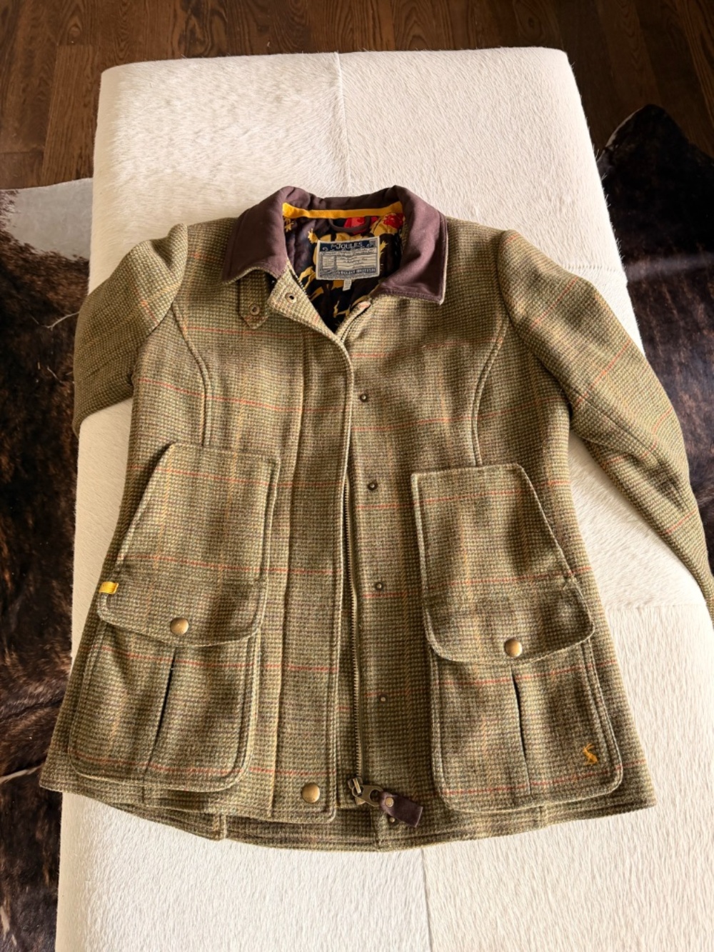 Joules Woman's Tweed Field Jacket/coat
